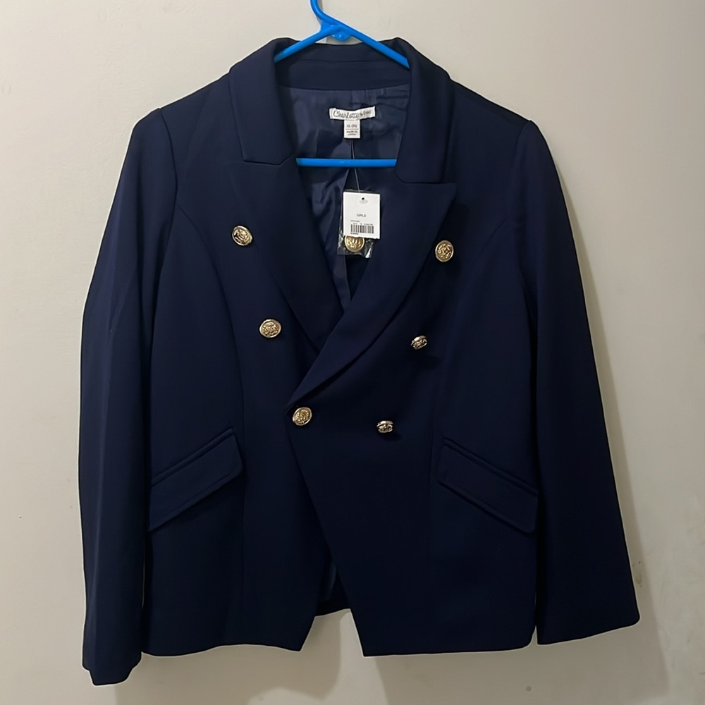 Women's size XL (18) Blue Dress Jacket - Picture 3 of 13